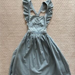 Ulla Johnson Denim Ruffle Dress Size 0